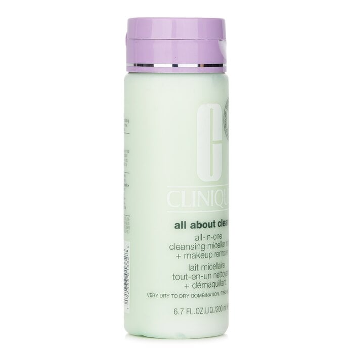 All about Clean All-In-One Cleansing Micellar Milk + Makeup Remover - Very Dry to Dry Combination 200ml/6.7oz by Clinique - Image 2
