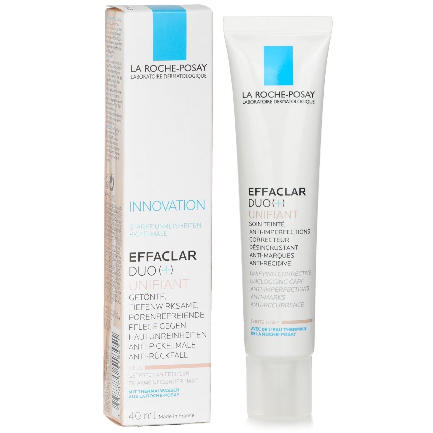 Effaclar Duo (+) Unifiant Unifying Corrective Unclogging Care Anti-Imperfections Anti-Marks - Light by La Roche Posay - Image 2