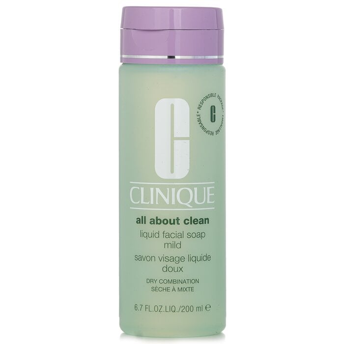 صابون سائل للوجه All About Clean لطيف - للبشرة الجافة إلى المختلطة(Random Packaging) 200ml/6.7oz من Clinique - صورة 1