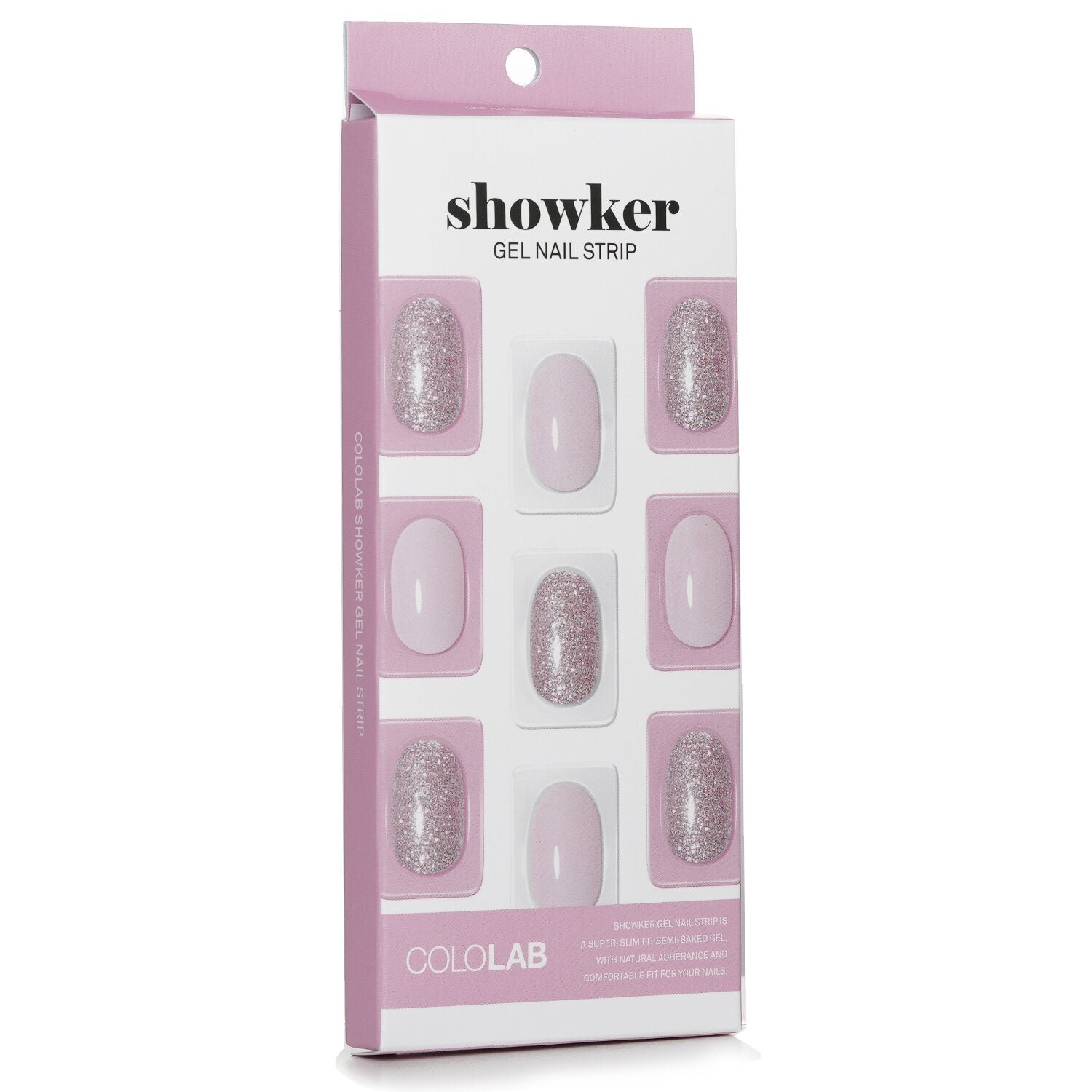 Showker Gel Nail Strip # CSF101 Syrup Pink by Cololab - Image 2
