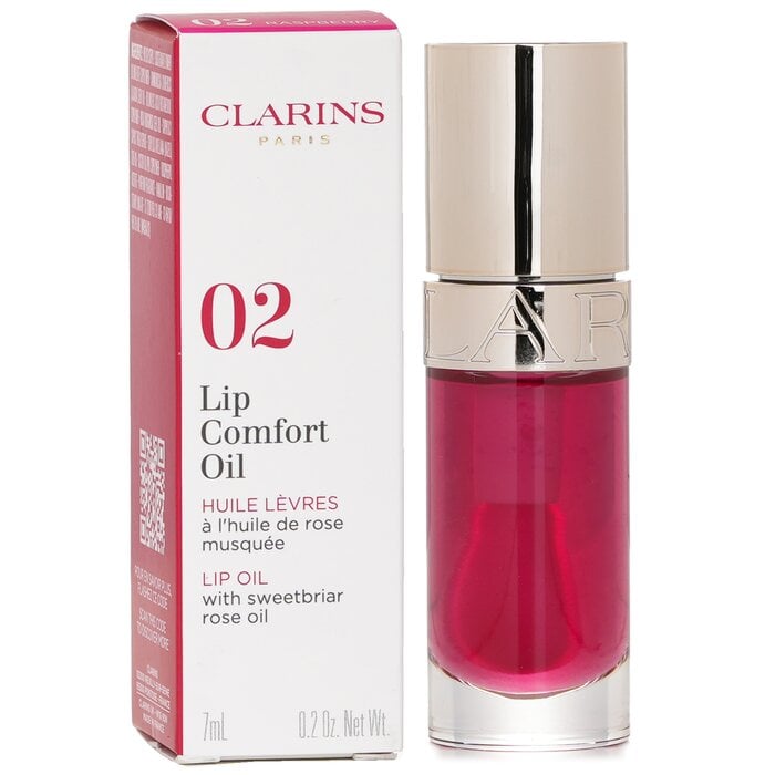 Lip Comfort Oil - # 02 Raspberry 7ml/0.1oz by Clarins - Image 2