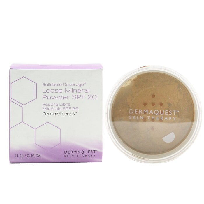 بودرة معدنية سائبة DermaMinerals Buildable Coverage SPF 20 - # 5W 11.4g/0.4oz من ديرما كويست - صورة 2