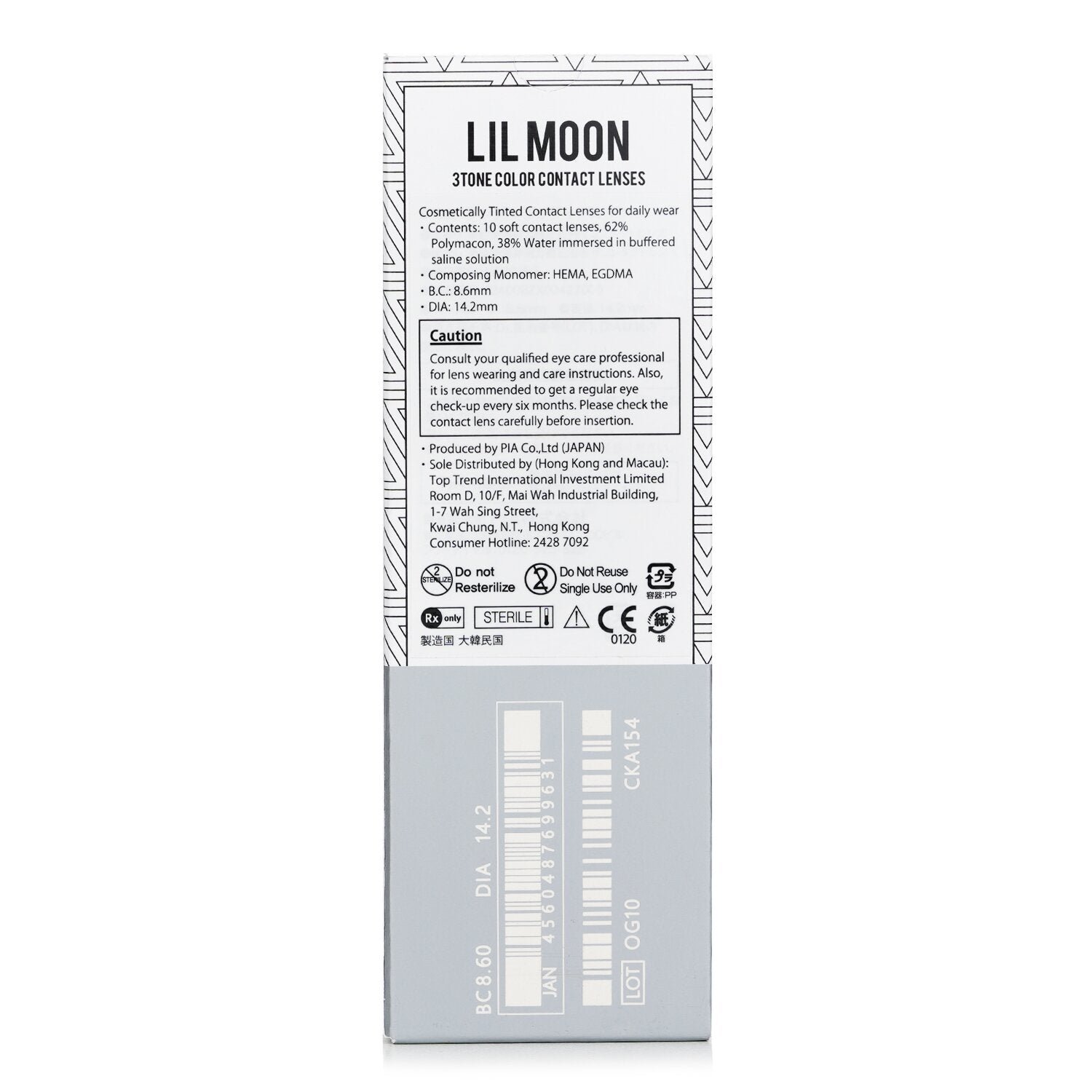 Lilmoon Water Water 1 Day Color Contact Lenses - - 4.00 by Pia - Image 3