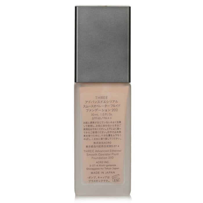 Advanced Ethereal Smooth Operator Fluid Foundation SPF40 - # 202 30ml/1oz by THREE - Image 3