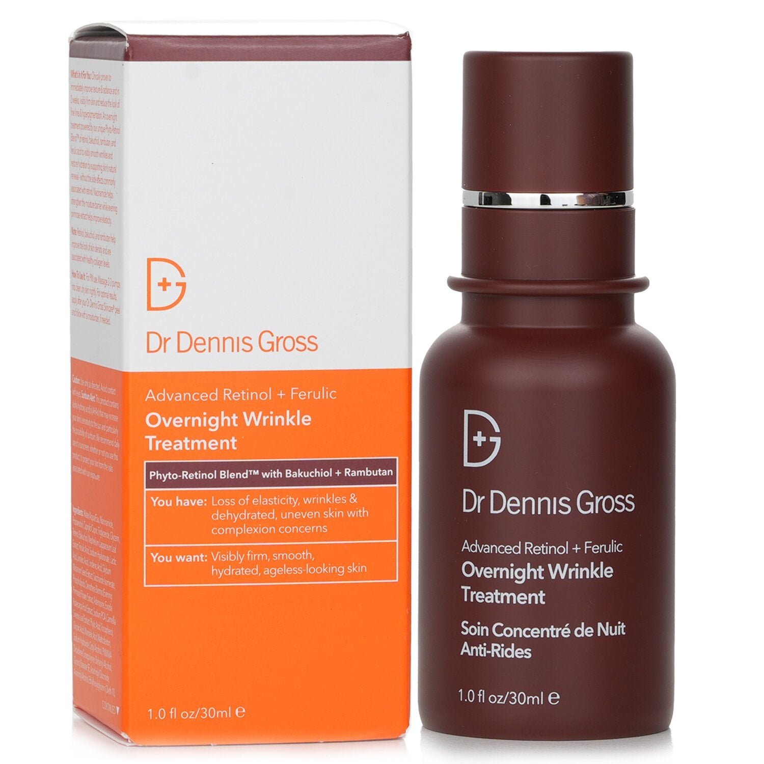علاج ليلي للتجاعيد Advanced Retinol + Ferulic من Dr Dennis Gross - صورة 2