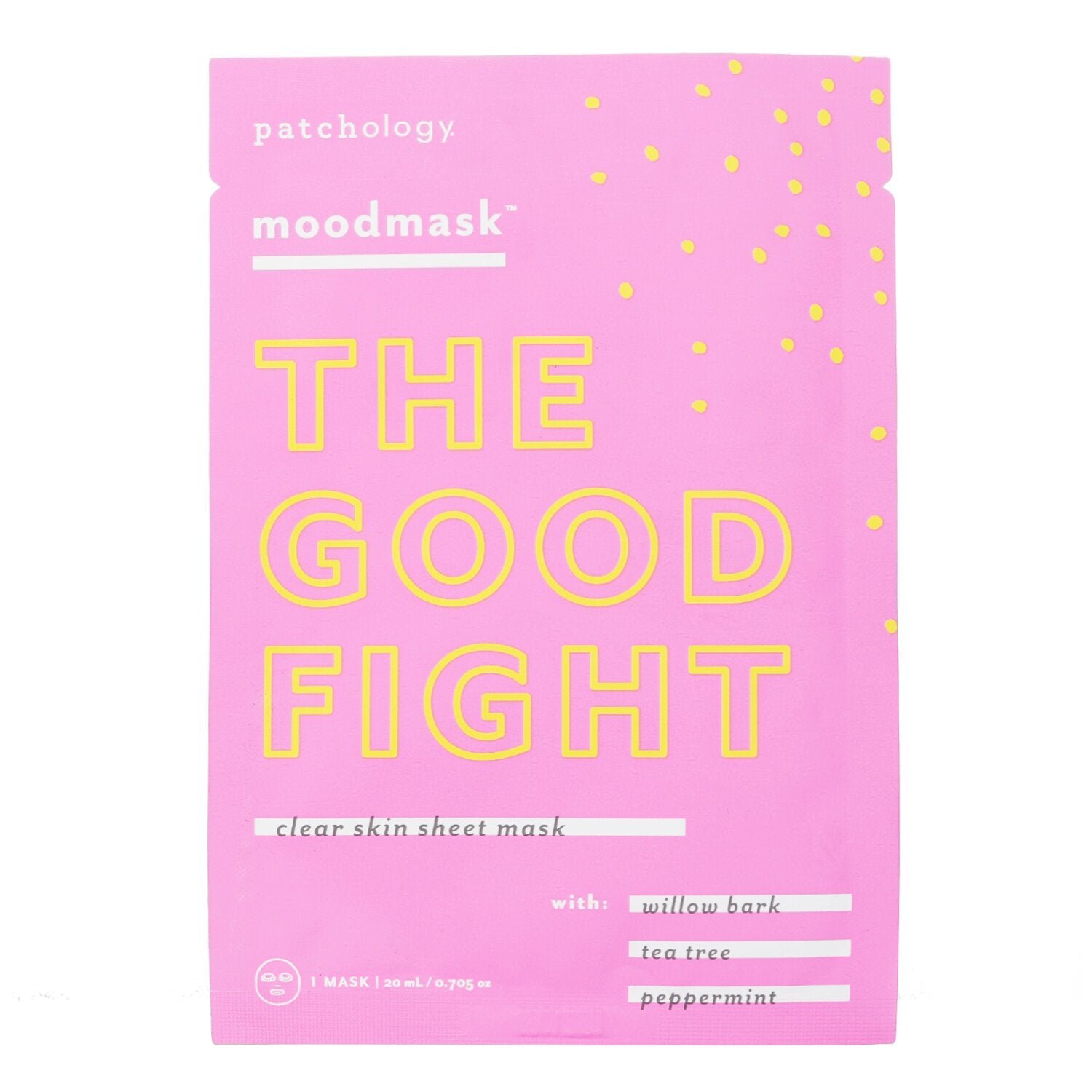 Moodmask The Good Fight Clear Skin Sheet Mask من Patchology - صورة 1