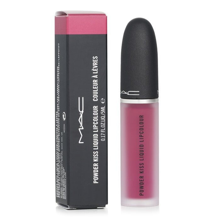 أحمر شفاه سائل Powder Kiss - # 990 More The Mehr-ler 5ml/0.17oz من MAC - صورة 2