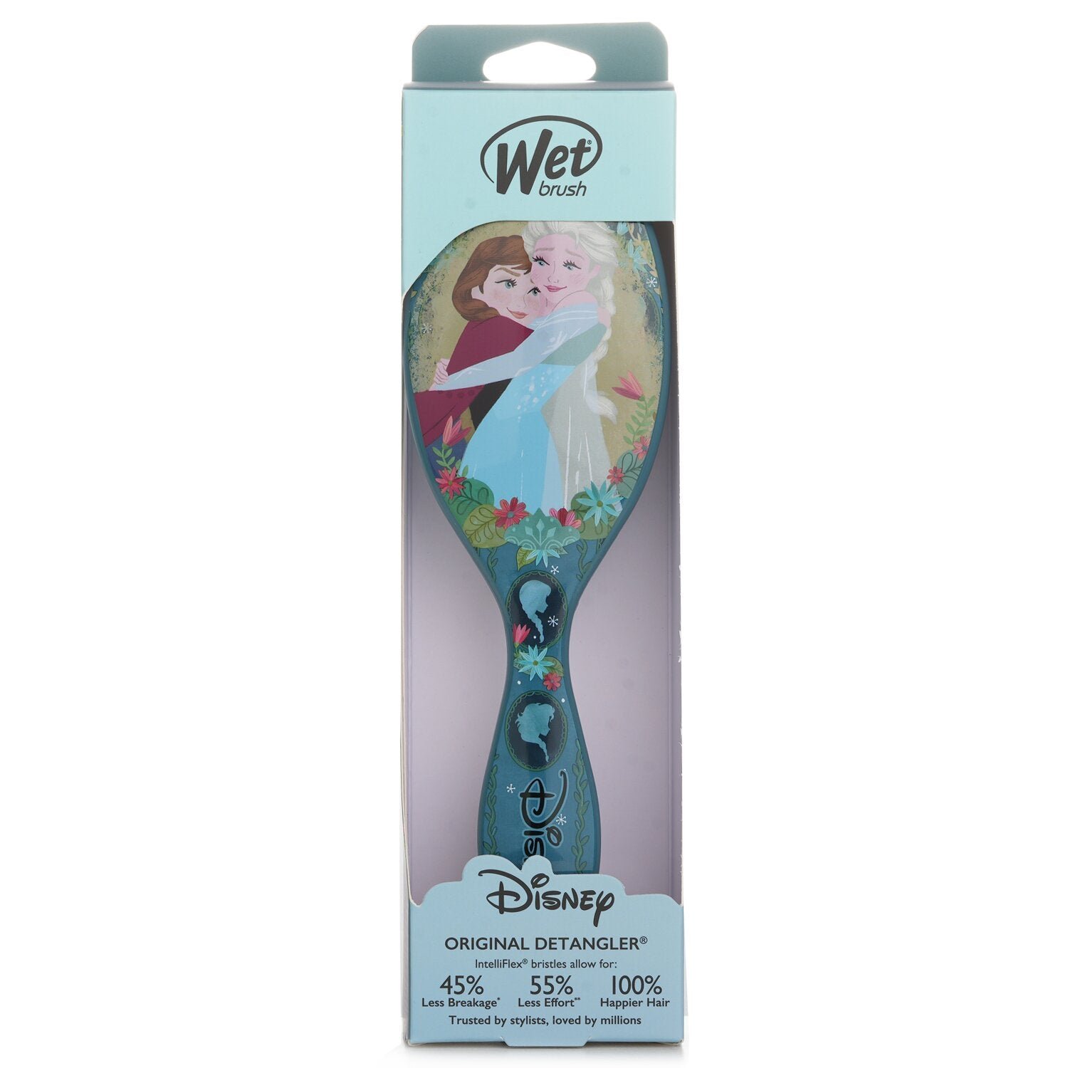 Original Detangler Disney Love Anna And Elsa Hair Brush by Wet Brush - Image 1