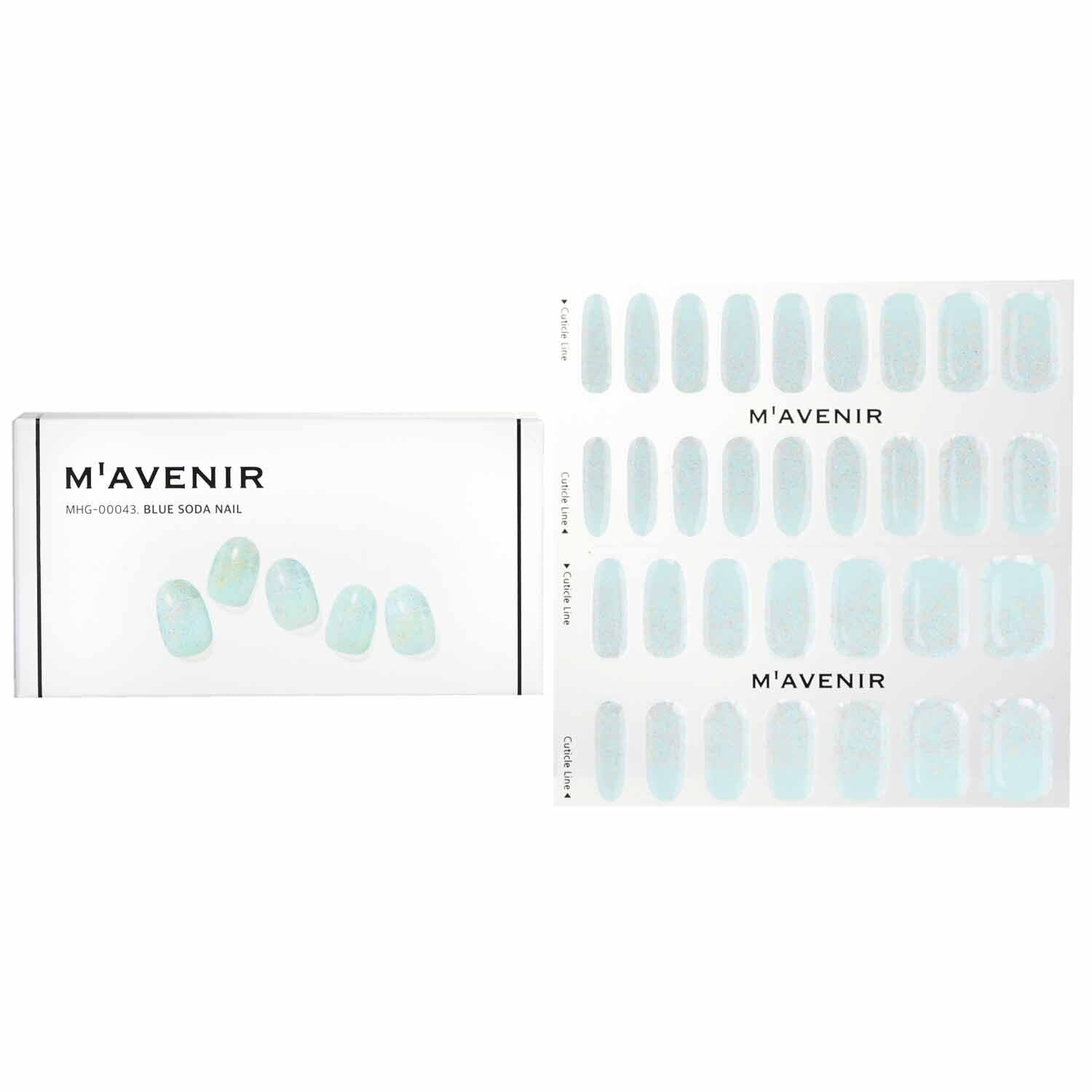 Nail Sticker (Blue) - # Blue Soda Nail by Mavenir - Image 1