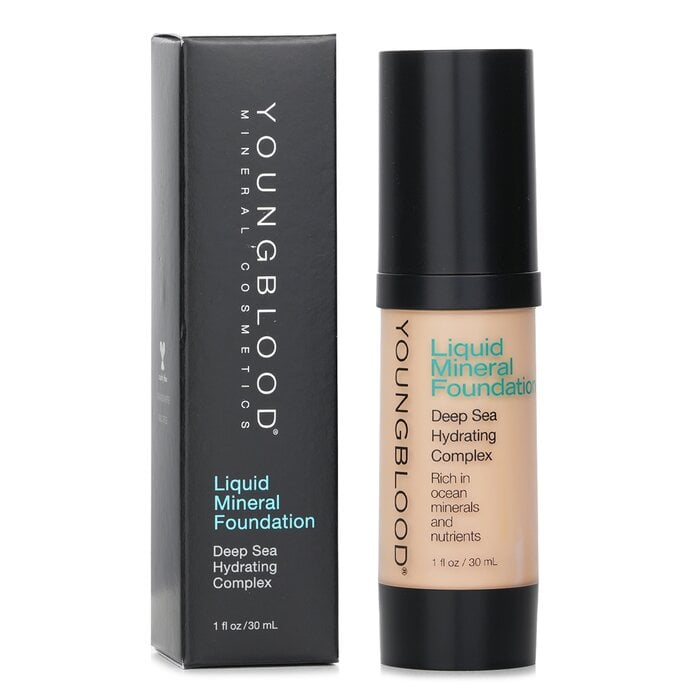 Liquid Mineral Foundation - Ivory 30ml/1oz by Youngblood - Image 2