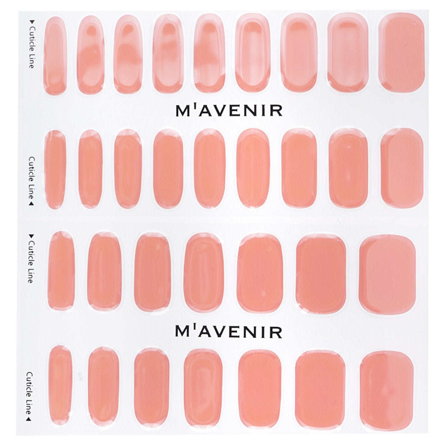 Nail Sticker (Pink) - # Tone Down Rose Nail by Mavenir - Image 2