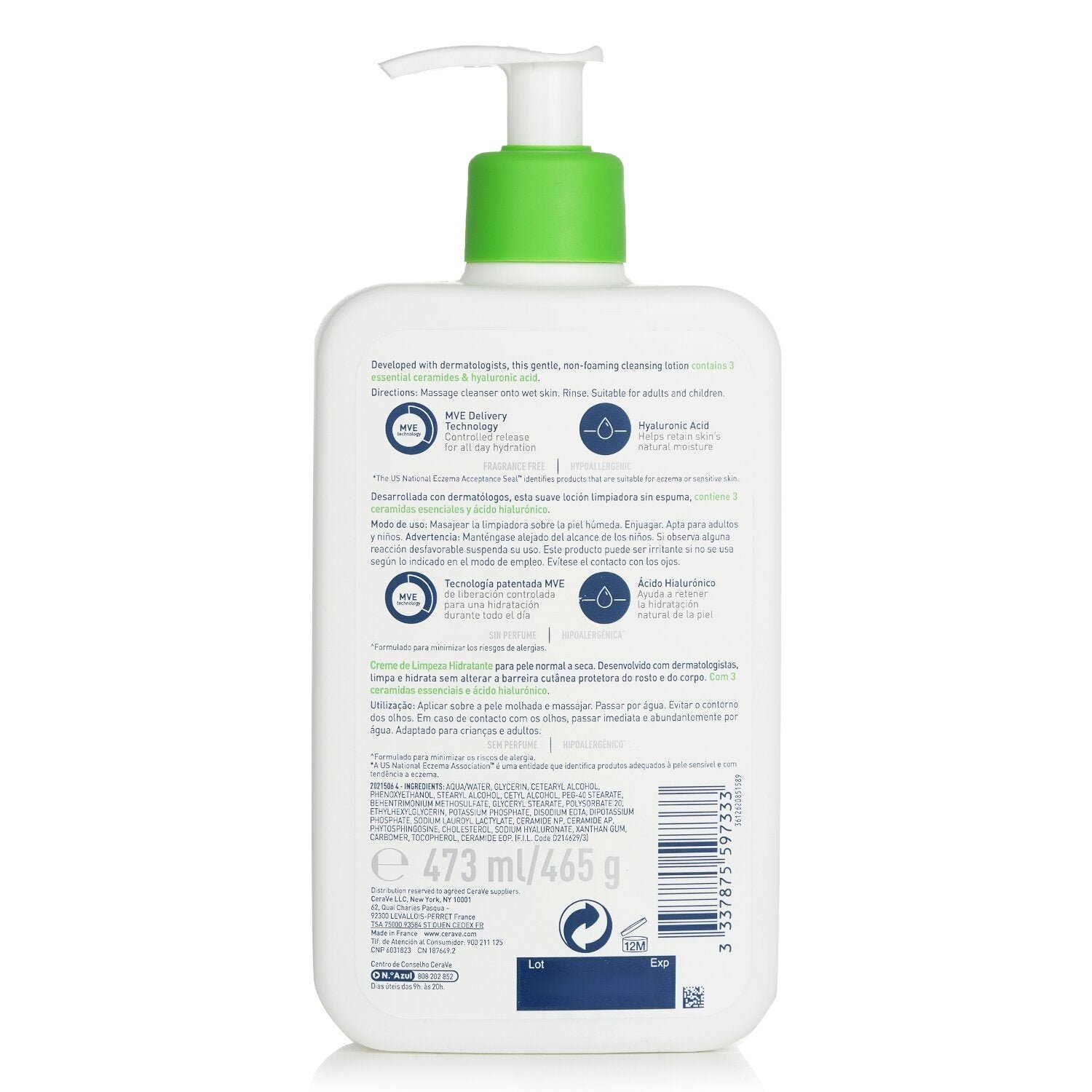 منظف مرطب للبشرة العادية إلى الجافة(Packaging Random Pick) من CeraVe - صورة 3