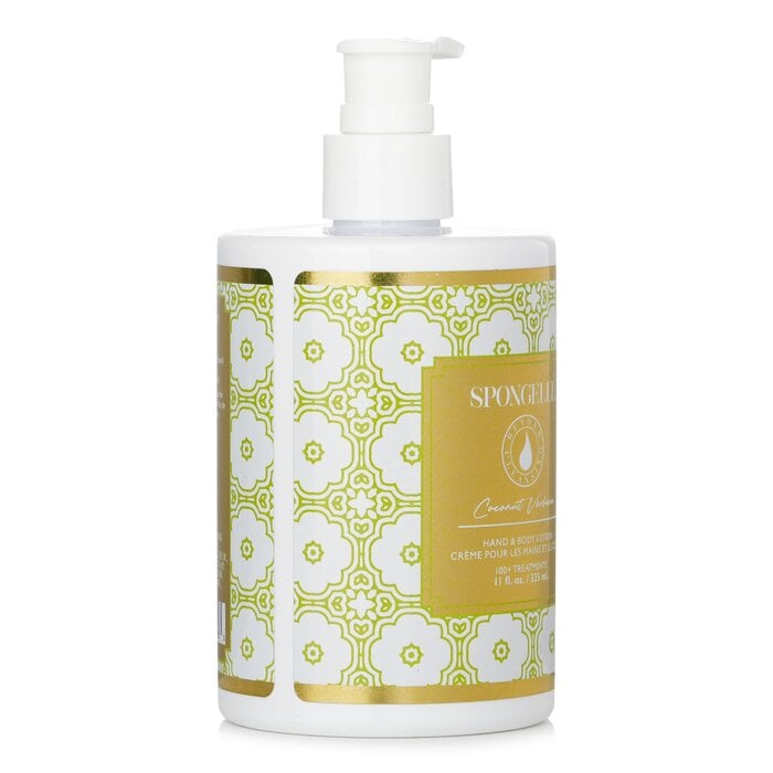 Hand & Body Lotion - Coconut Verbena 325ml/11oz by Spongelle - Image 2