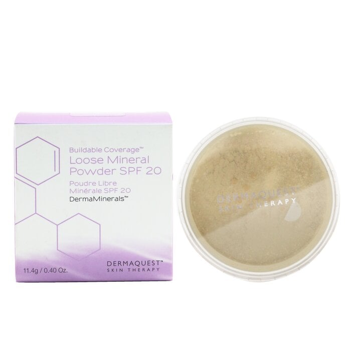 DermaMinerals Buildable Coverage Loose Mineral Powder SPF 20 - # 1W 11.4g/0.4oz by DermaQuest - Image 2