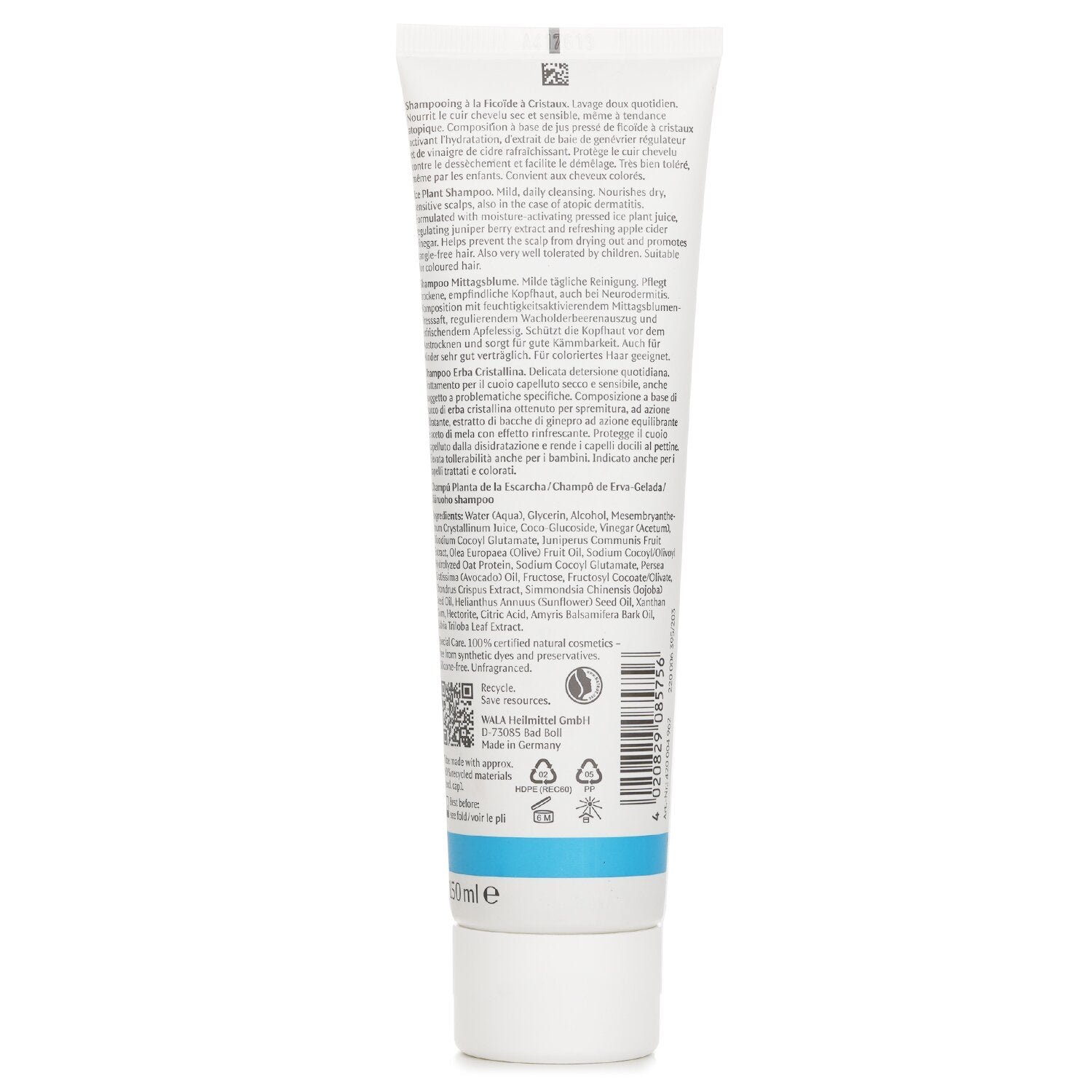 Med Ice Plant Shampoo من Dr. Hauschka - صورة 3