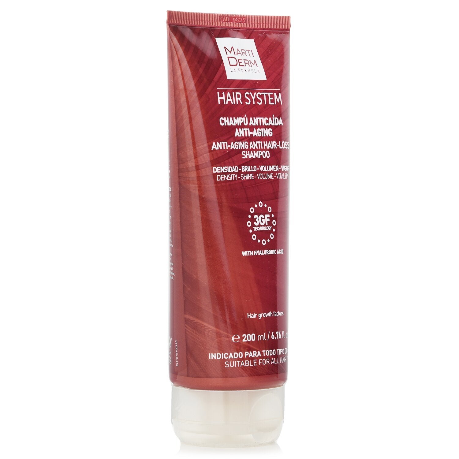 Hair System Anti-Aging Anti Hair-Loss Shampoo With Hyaluronic Acid (For All Hair Types) by Martiderm - Image 2