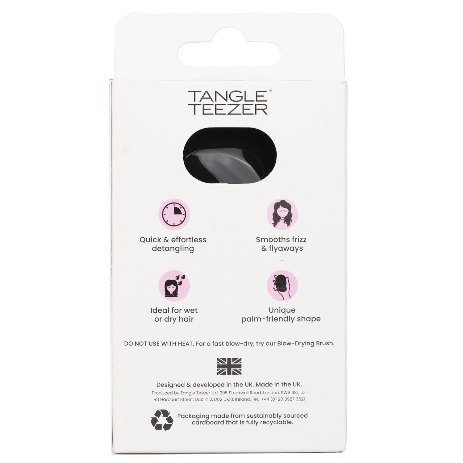 The Original Detangling Hair Brush - # Panther Black (For Wet & Dry Hair) by Tangle Teezer - Image 3