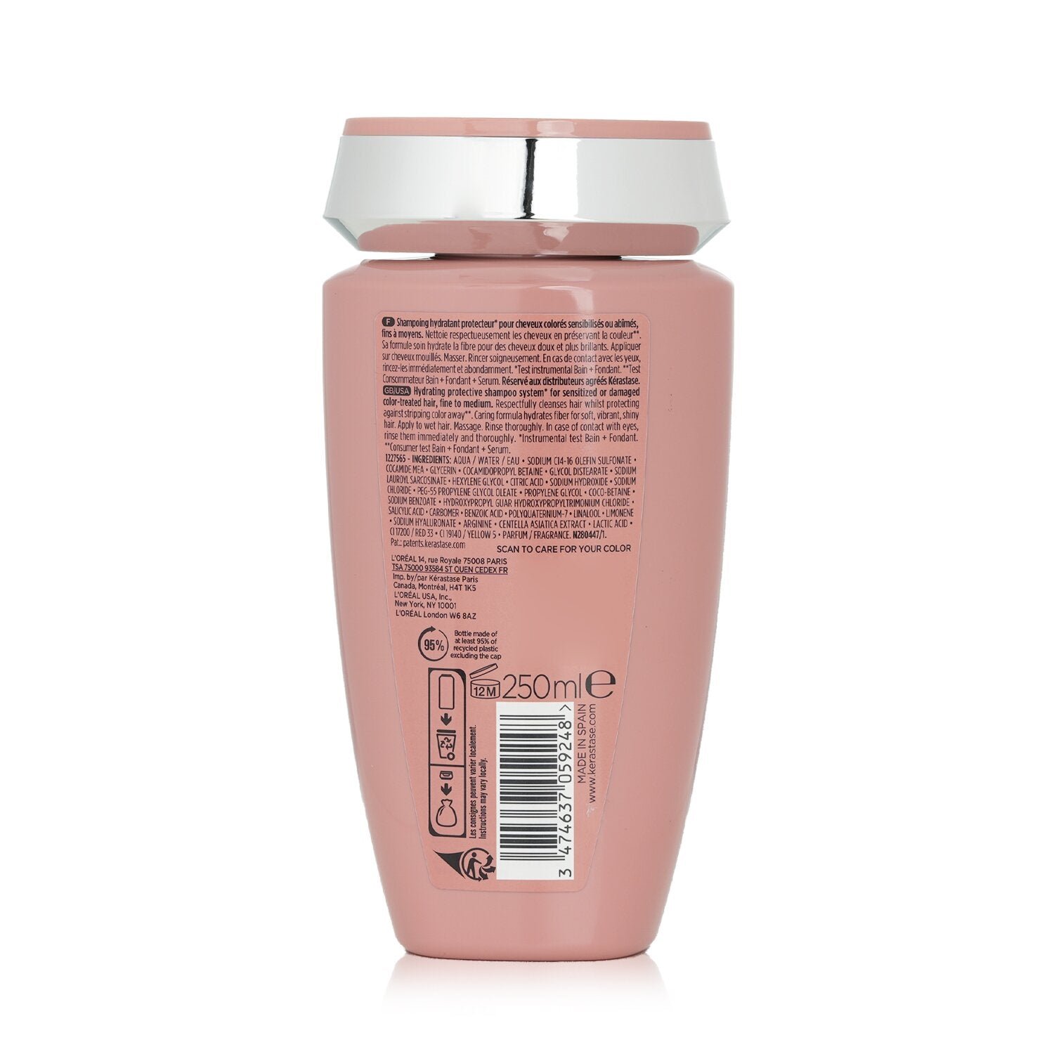 Chroma Absolu Bain Chroma Respect Shampoo (For Sensitized Or Damaged Color Treated Hair) by Kerastase - Image 3