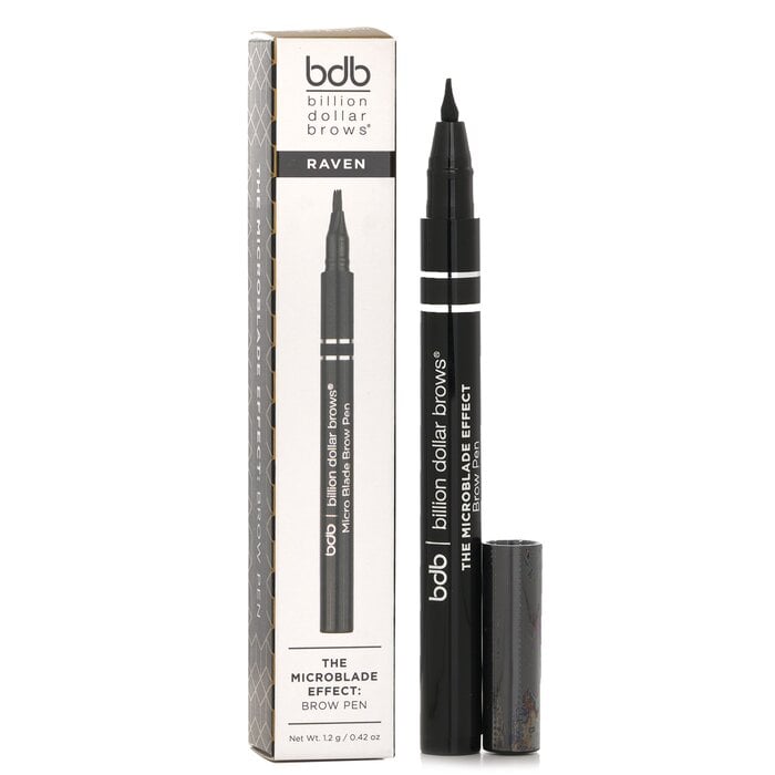 The Microblade Effect: Brow Pen - # Raven 1.2g/0.42oz by Billion Dollar Brows - Image 2
