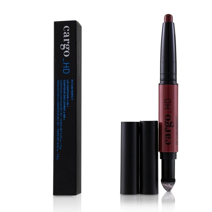 كونتور شفاه مثالي HD Picture (2 بـ1 كونتور وهايلايتر) - # 115 True Red 2.1g/0.06oz من شحن - صورة 2
