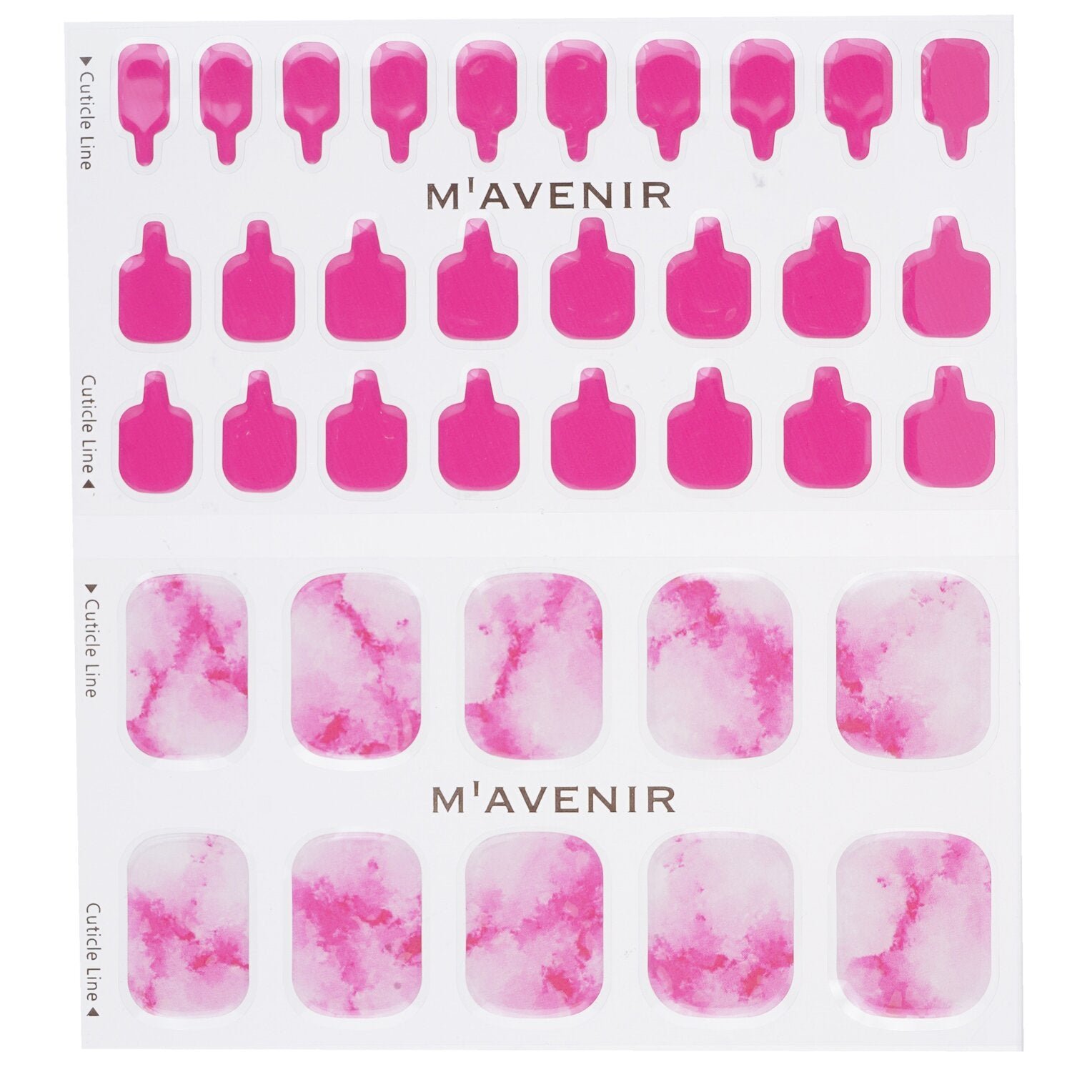 Nail Sticker (Pink) - # Cherry Marble Pedi by Mavenir - Image 2