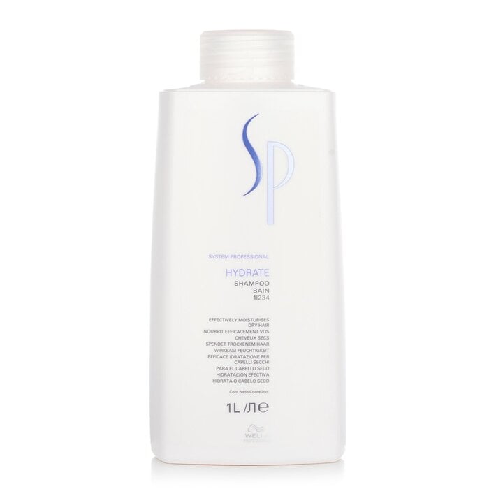 SP Hydrate Shampoo (Effectively Moisturises Dry Hair) 1000ml/33.33oz by Wella - Image 1