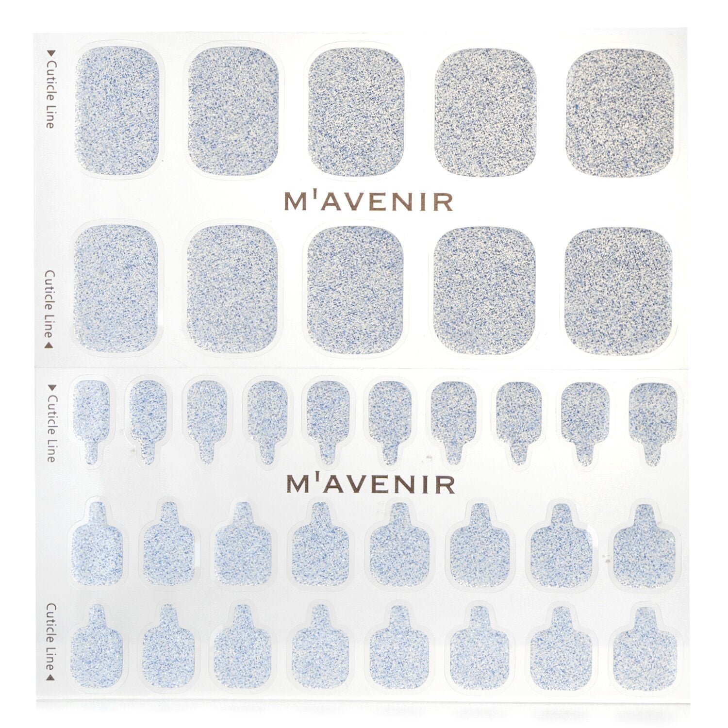 Nail Sticker (Blue) - # Fiesta Ocean Blue by Mavenir - Image 2