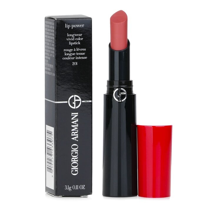 Lip Power Longwear Vivid Color Lipstick - # 201 Majestic 3.1g/0.11oz by Giorgio Armani - Image 2