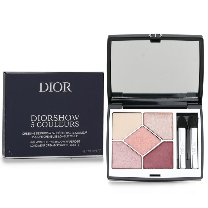Diorshow 5 Couleurs Longwear Creamy Powder Eyeshadow Palette - # 743 Rose Tulle 7g/0.24oz by Christian Dior - Image 2