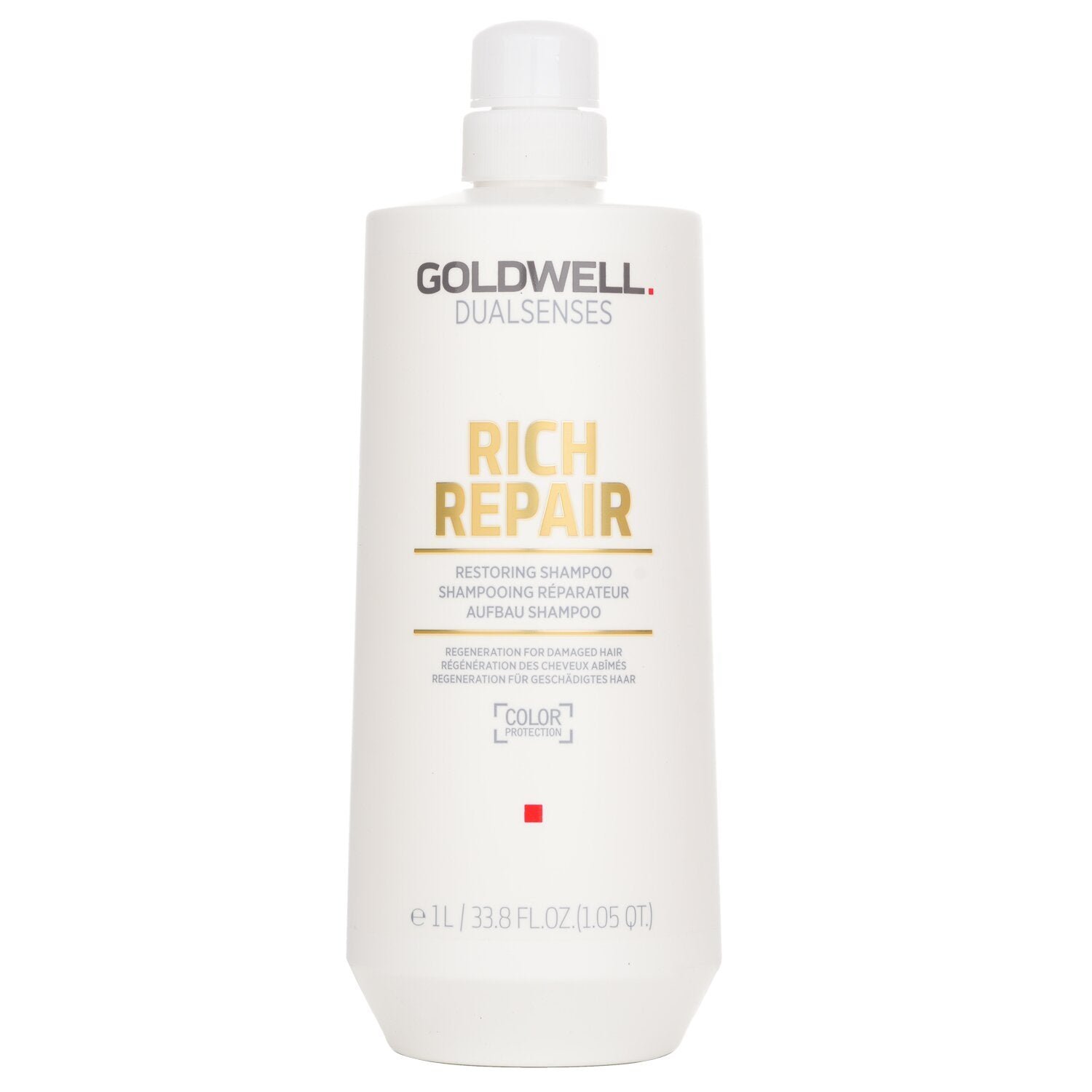 Dual Senses Rich Repair Restoring Shampoo (Regeneration For Damaged Hair) by Goldwell - Image 1