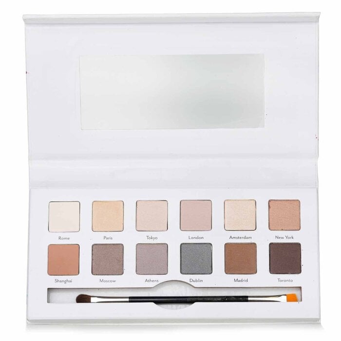 Around the World Eye Shadow Palette (12x Eye Shadow, 1x Shadow Brush) 12x0.8g/0.03oz by Cargo - Image 1