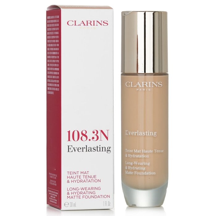 أساس مرطب غير لامع طويل الأمد - # 108.3N Organza 30ml/1oz من Clarins - صورة 2