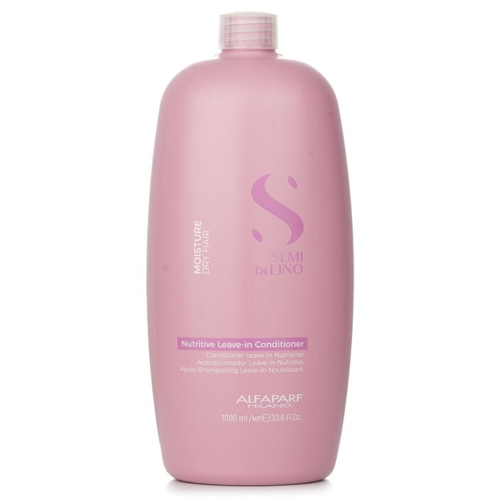 بلسم مغذٍ يترك على الشعر Semi Di Lino Moisture (للشعر الجاف) 1000ml/33.8oz من AlfaParf - صورة 1