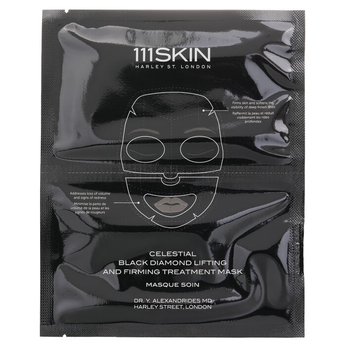 Celestial Black Diamond Lifting and Firming Treatment Mask 31ml/1.04oz x 5 by 111skin - Image 2