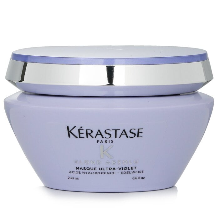 Blond Absolu Masque Ultra-Violet Anti-Brass Blonde Perfecting Purple Masque (Lightened Cool Blonde Hair) 200ml/6.8oz by Kerastase - Image 1