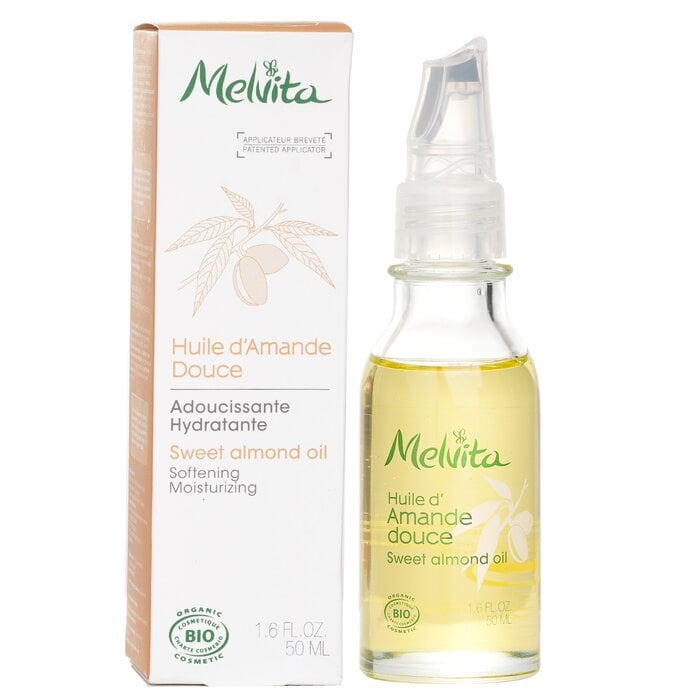 Sweet Almond Oil 50ml/1.6oz by Melvita - Image 2