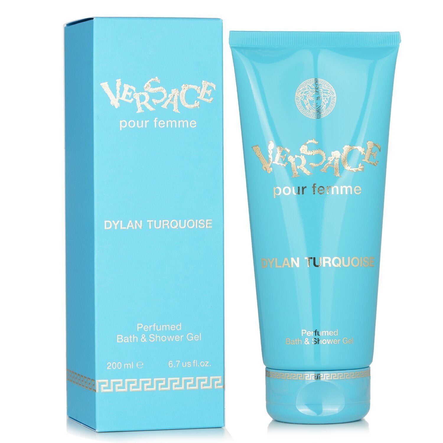 Dylan Turquoise Perfumed Bath & Shower Gel by Versace - Image 2