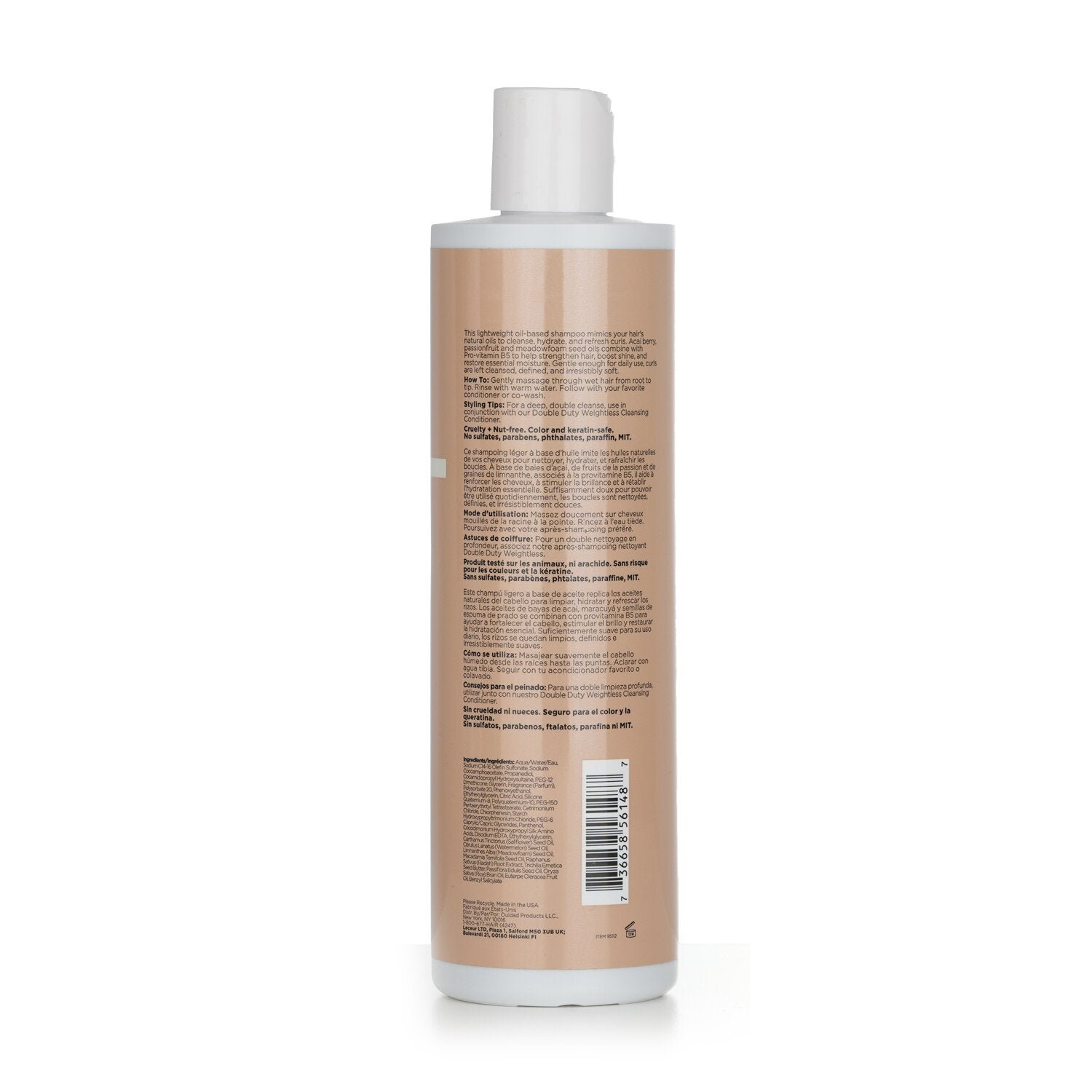 Curl Shaper Good As New Moisture Restoring Shampoo by Ouidad - Image 3