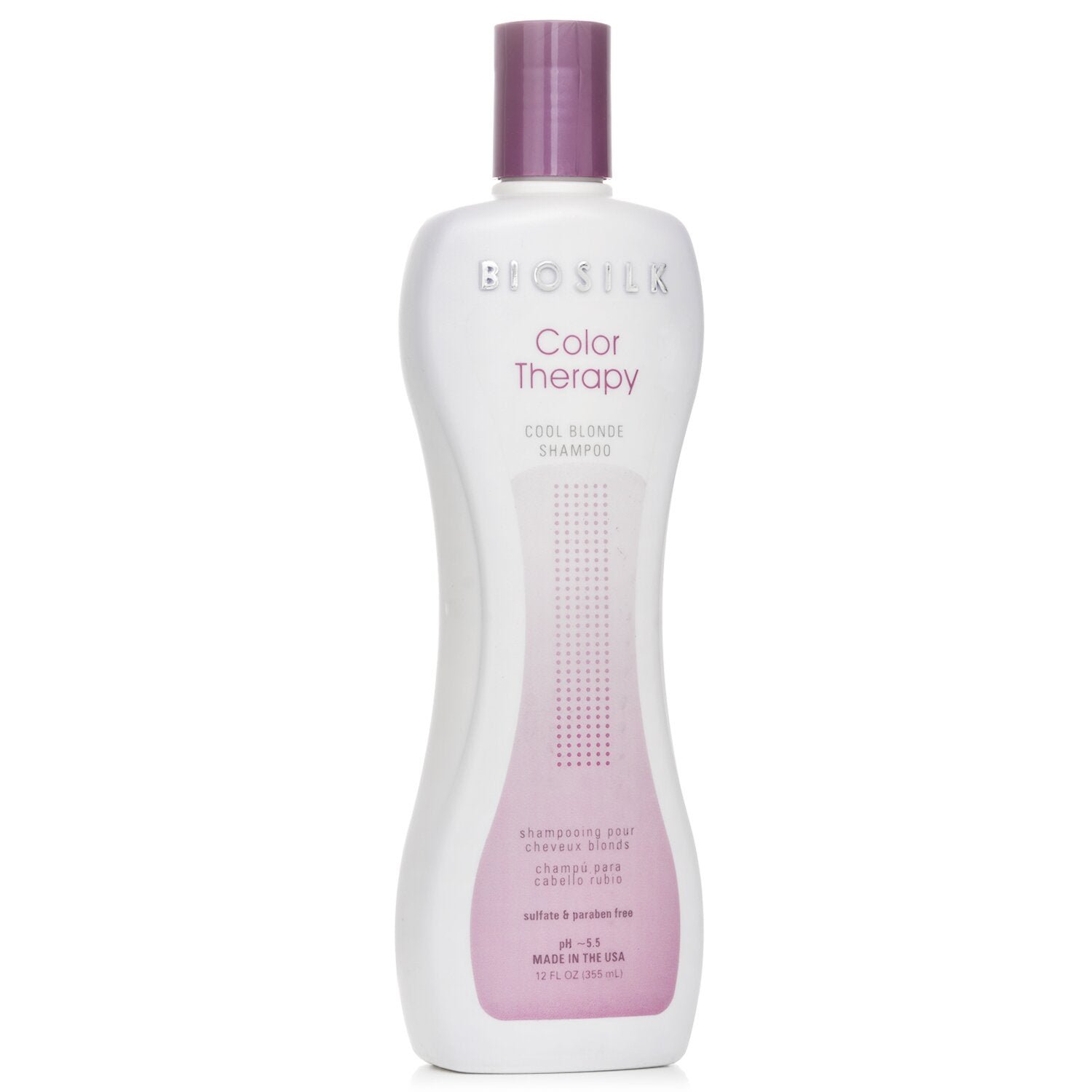 Color Therapy Cool Blonde Shampoo by BioSilk - Image 2