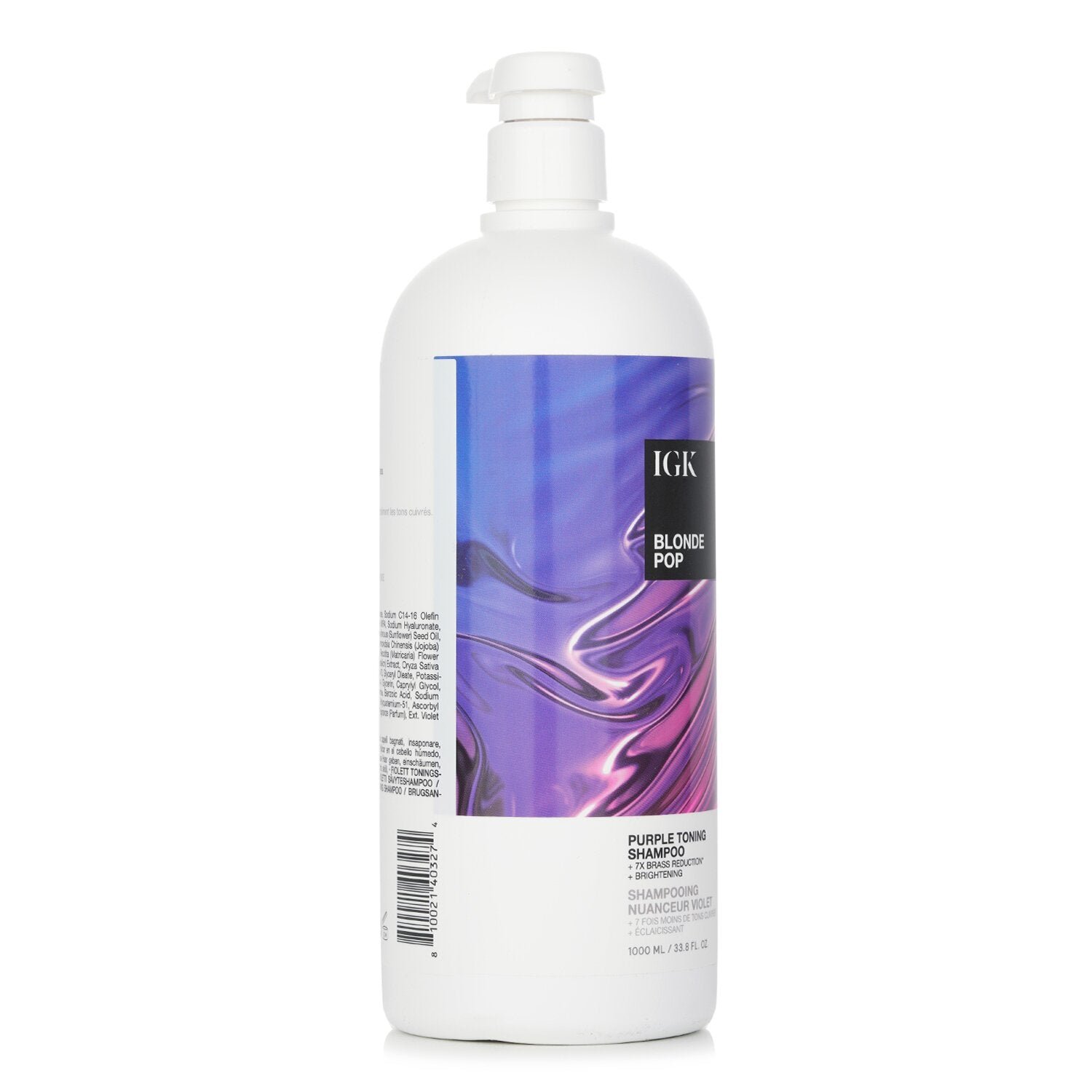 Blonde Pop Purple Toning Shampoo من IGK - صورة 2