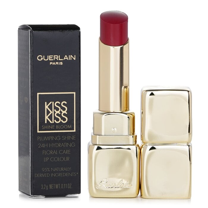 KissKiss Shine Bloom Lip Colour - # 809 Flower Fever 3.2g/0.11oz by Guerlain - Image 2