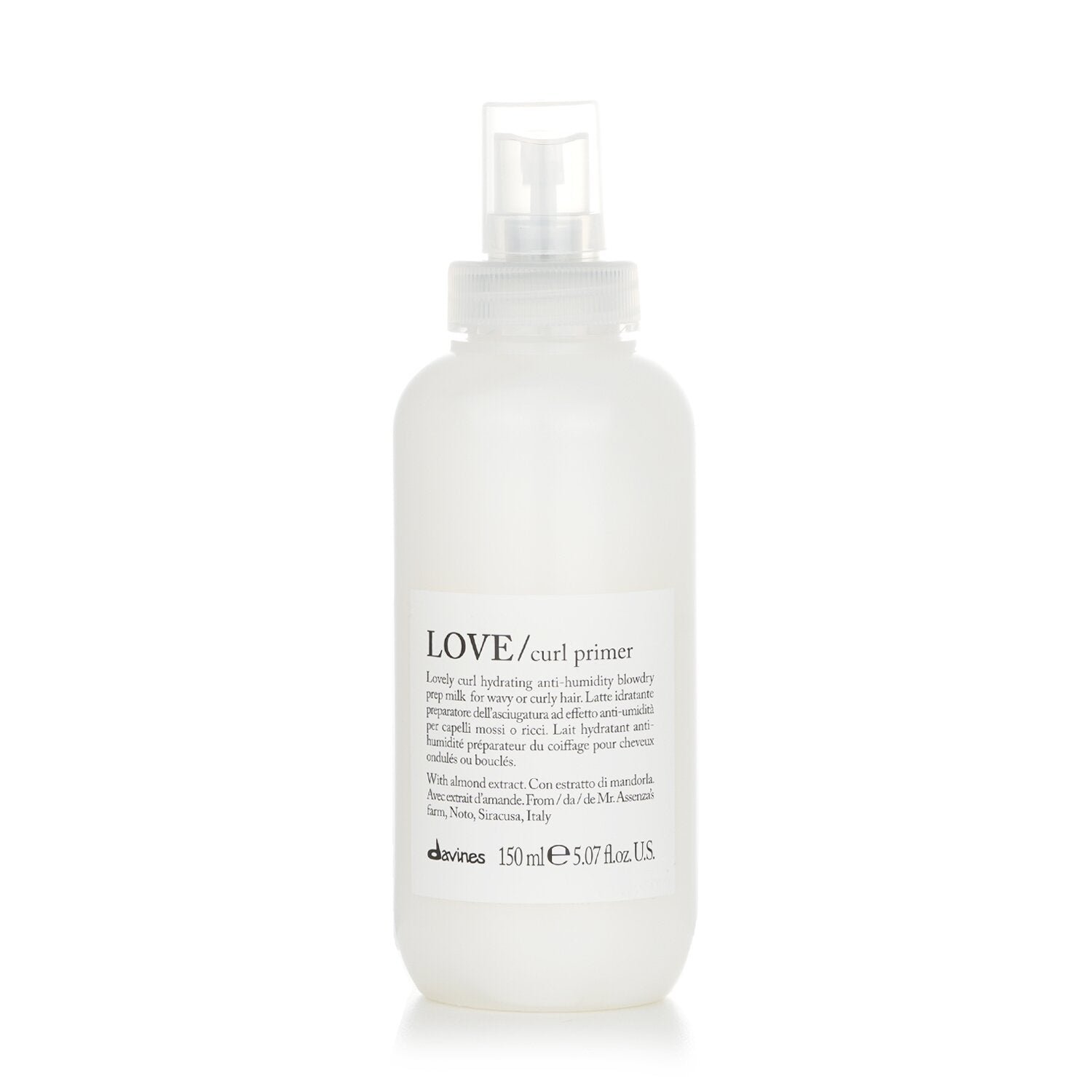 Love Curl Primer (Lovely Curl Hydrating Anti-Humidity Blowdry Prep Milk For Wavy or Curly Hair) by Davines - Image 1