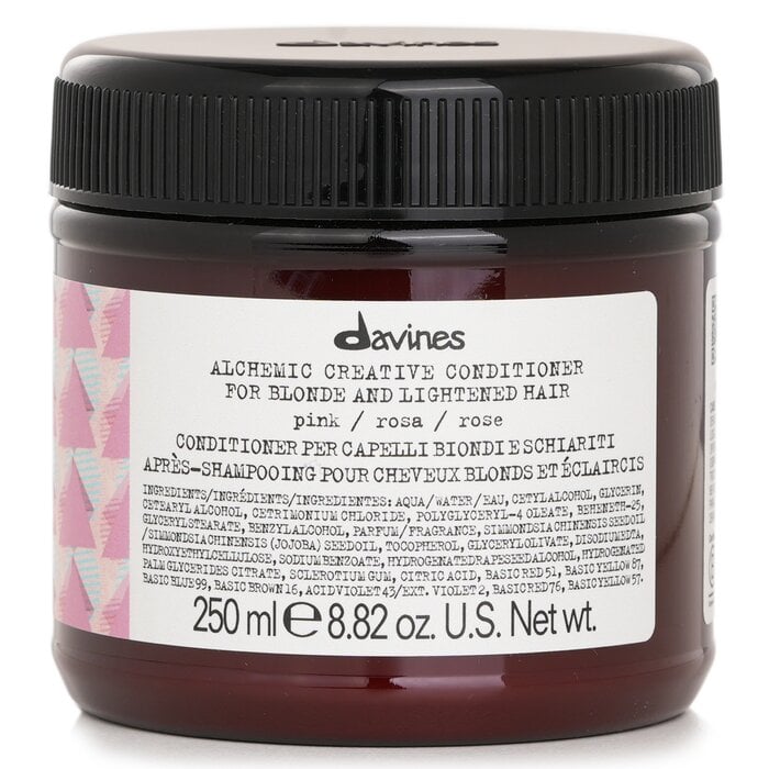 Alchemic Creative Conditioner - # Pink (For Blonde and Lightened Hair) 250ml/8.84oz by Davines - Image 1