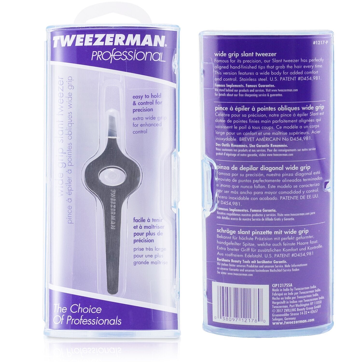 ملقط مائل احترافي من Tweezerman - صورة 3