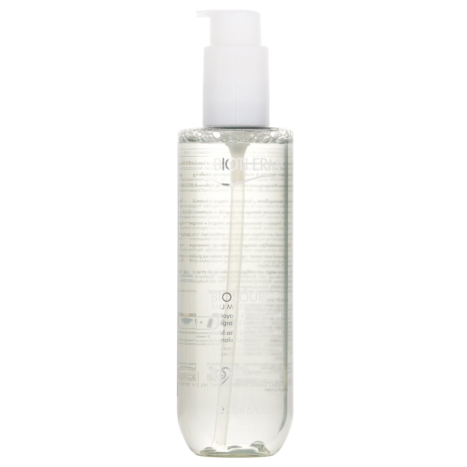 منظف فوري شامل Biosource Aeu Micellaire + مزيل مكياج - لجميع أنواع البشرة من Biotherm - صورة 2