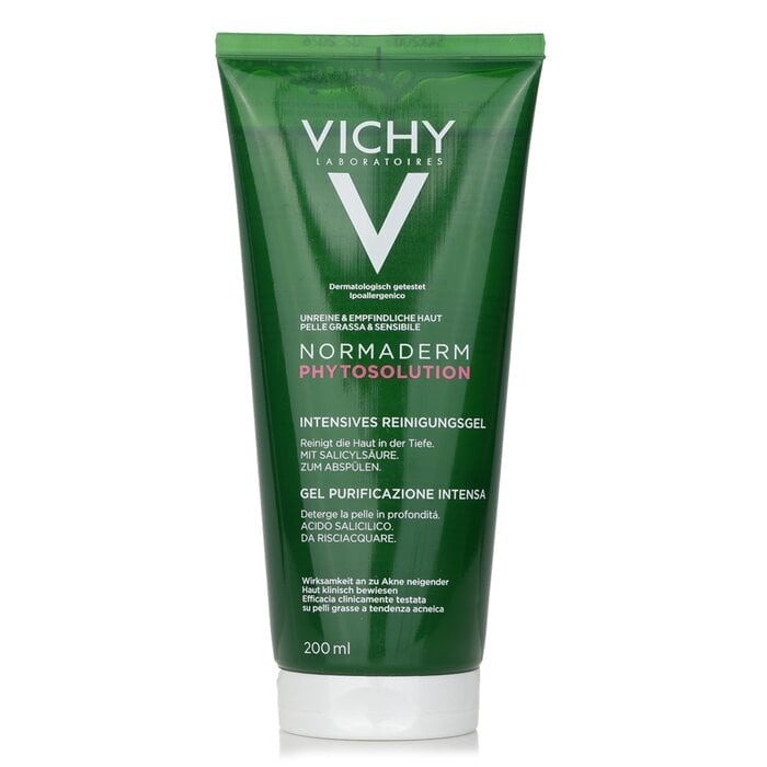 Normaderm Phytosolution Intensive Purifying Gel (For Oily, Blemish-Prone & Sensitive Skins) 200ml/6.76oz by Vichy - Image 1