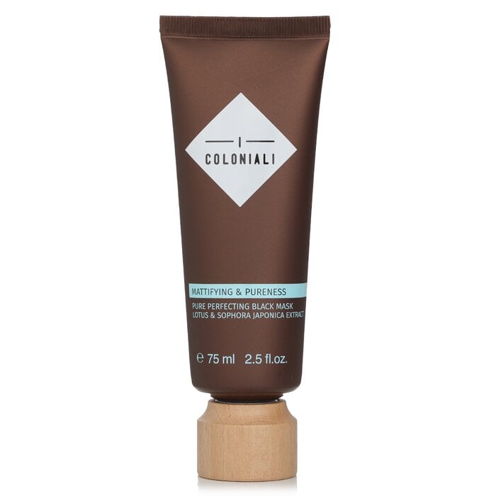 Mattifying & Pureness - Pure Perfecting Black Mask 75ml/2.5oz by I Coloniali - Image 1
