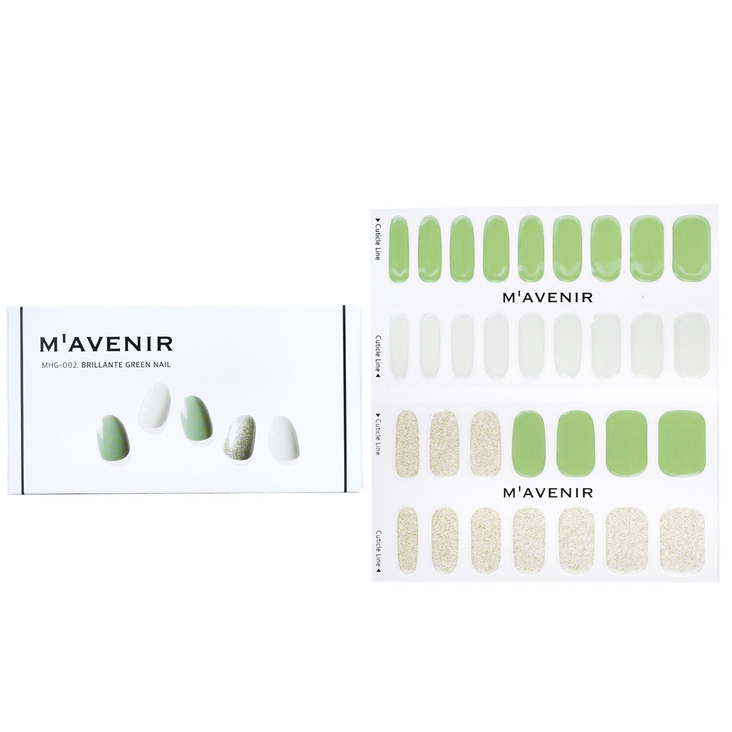 ملصق الأظافر (أخضر) - # Brillante Green Nail من Mavenir - صورة 1