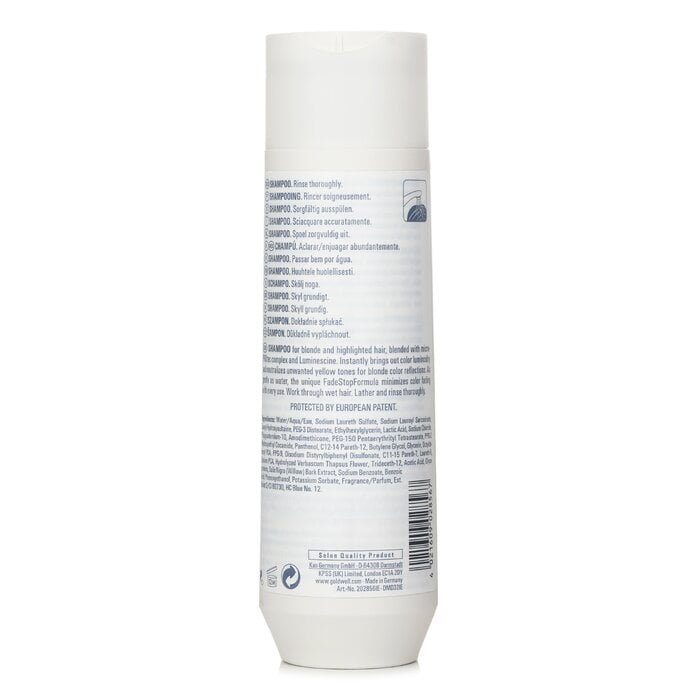 Dual Senses Blondes & Highlights Anti-Yellow Shampoo (Luminosity For Blonde Hair) 250ml/8.4oz by Goldwell - Image 3