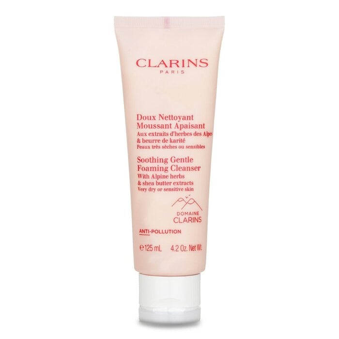 Soothing Gentle Foaming Cleanser with Alpine Herbs & Shea Butter Extracts - Very Dry or Sensitive Skin 125ml/4.2oz by Clarins - Image 1